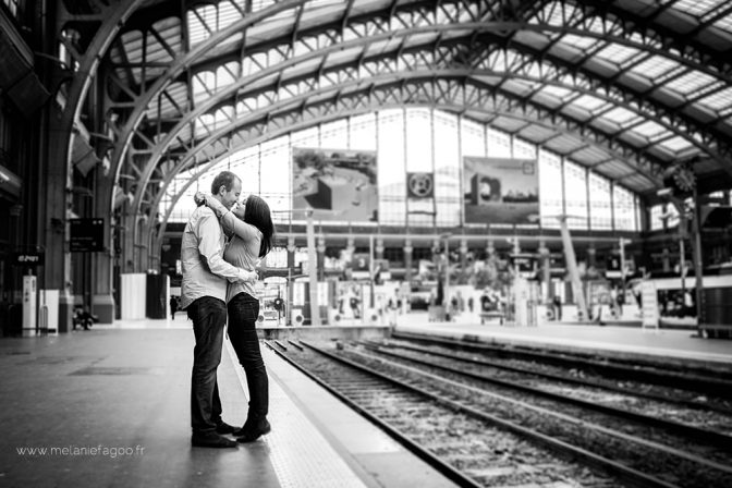 engagement photographe lille gare nord